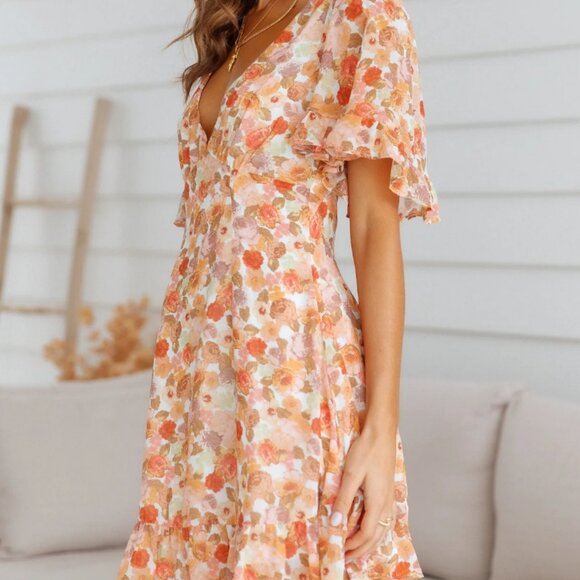 Lithe Sunlight Dress Orange - Picture 3 of 6